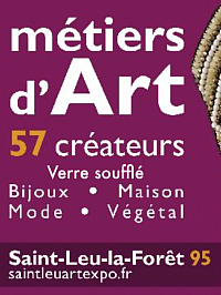 Cyril-John Rousseau souffleur de verre expose à St Leu Art expo juin 2024