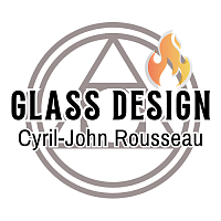 Logo Cyril-John Rousseau Glass design souffleur de verre &agrave; l'Isle-Adam
