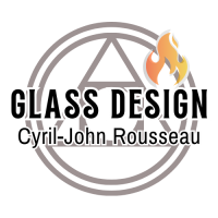 Logo Cyril-John Rousseau Glass design souffleur de verre à l'Isle-Adam