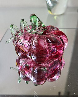 Citrouille en verre soufflé chez Cyril-John Rousseau