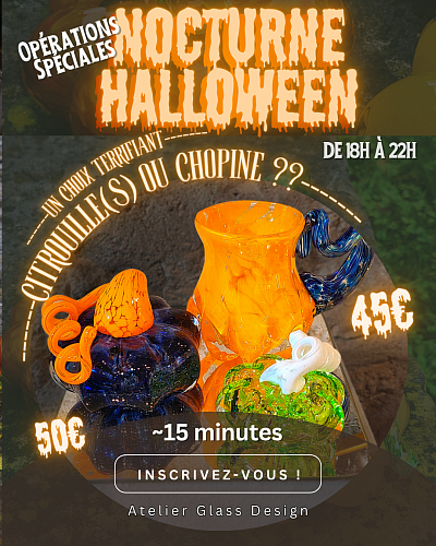 Nocturne spéciale Halloween citrouilles et chopines chez Cyril-John Rousseau