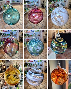 Quelques boules réalisées l'année dernière