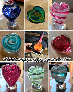 Quelques coeurs réalisés l'année dernière