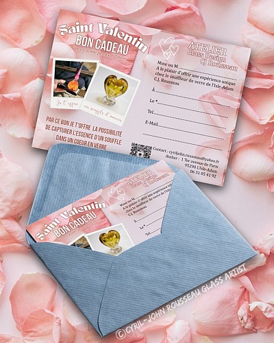 Coeurs de la Sant-Valentin bon cadeau Cyril-John Rousseau