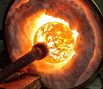 Stage atelier soufflage de verre