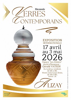 > Exposition internationale de verres contemporains, à Alizay (27) - Du 18 avril 2026 au 3 mai 2026.