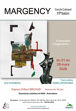 > 37ème Salon des Arts de Margency, à Margency (95) - Du 21 au 29 mars 2026