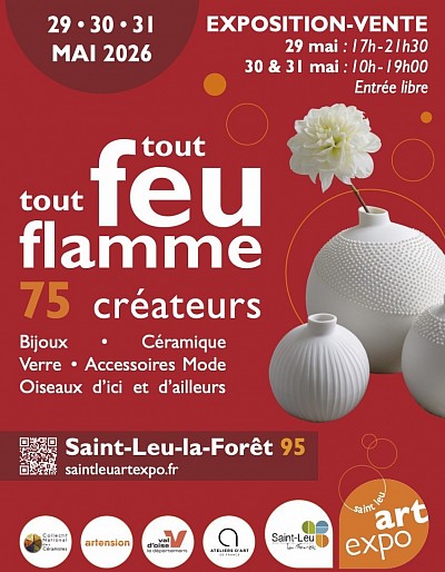 Tout Feu, tout flamme - Saint-Leu-La-Forêt - Cyril-John Rousseau Glass Design