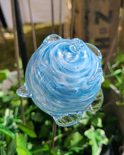 Rose en verre soufflé Cyril-John Rousseau