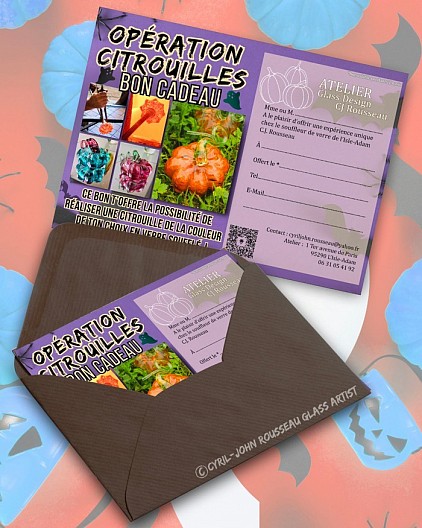 Citrouilles Halloween bon cadeau Cyril-John Rousseau