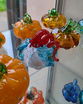 Citrouille atelier boutique du souffleur de verre de L'Isle-Adam